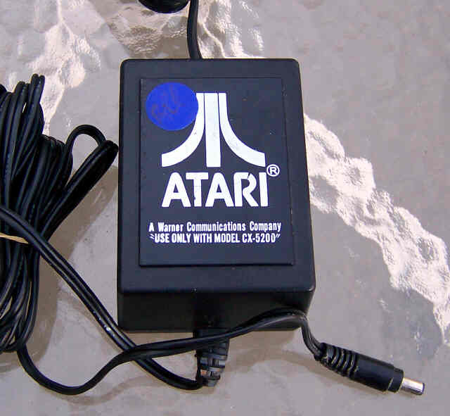 5200 Power Supply Ac Adapter Plug Orig Atari Logo Top Ebay