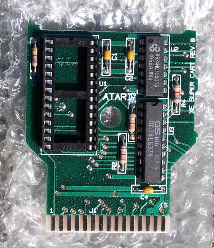   proto cartridges with socket made by atari printed circuit boards pcb